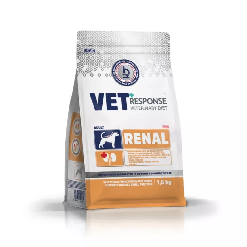 VET RESPONSE Renal - sausas šunų maistas - 1,6 kg