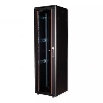 ROLINE Pro – Spintelė Tinklo spinta – su stiklinėmis durelėmis 600 x 600 mm (P x G)