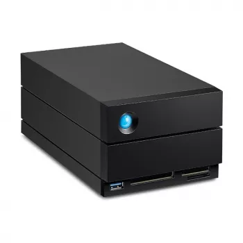 LaCie 2big Dock v2 60 TB stacionarus diskų masyvas, 2 vietų HDD saugykla