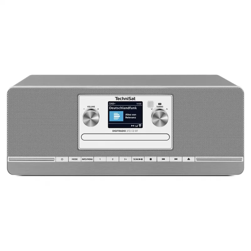 TechniSat DIGITRADIO 372 CD BT virtuvės analoginis ir skaitmeninis antracitas, sidabrinis