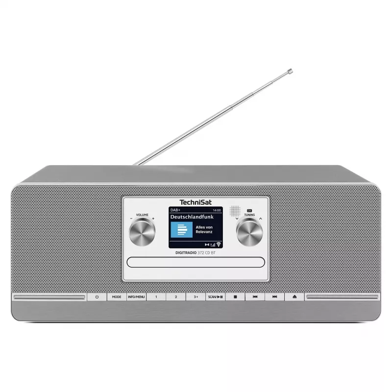 TechniSat DIGITRADIO 372 CD BT virtuvės analoginis ir skaitmeninis antracitas, sidabrinis