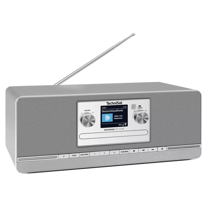 TechniSat DIGITRADIO 372 CD BT virtuvės analoginis ir skaitmeninis antracitas, sidabrinis