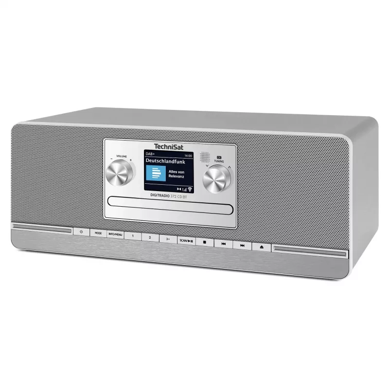 TechniSat DIGITRADIO 372 CD BT virtuvės analoginis ir skaitmeninis antracitas, sidabrinis