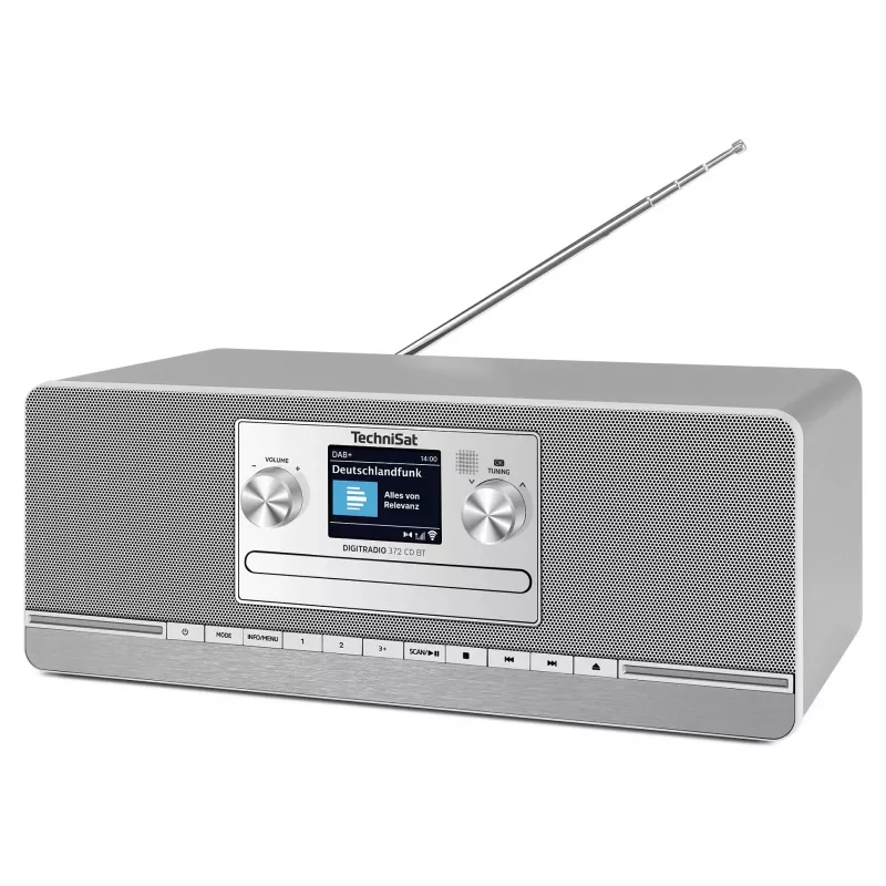 TechniSat DIGITRADIO 372 CD BT virtuvės analoginis ir skaitmeninis antracitas, sidabrinis