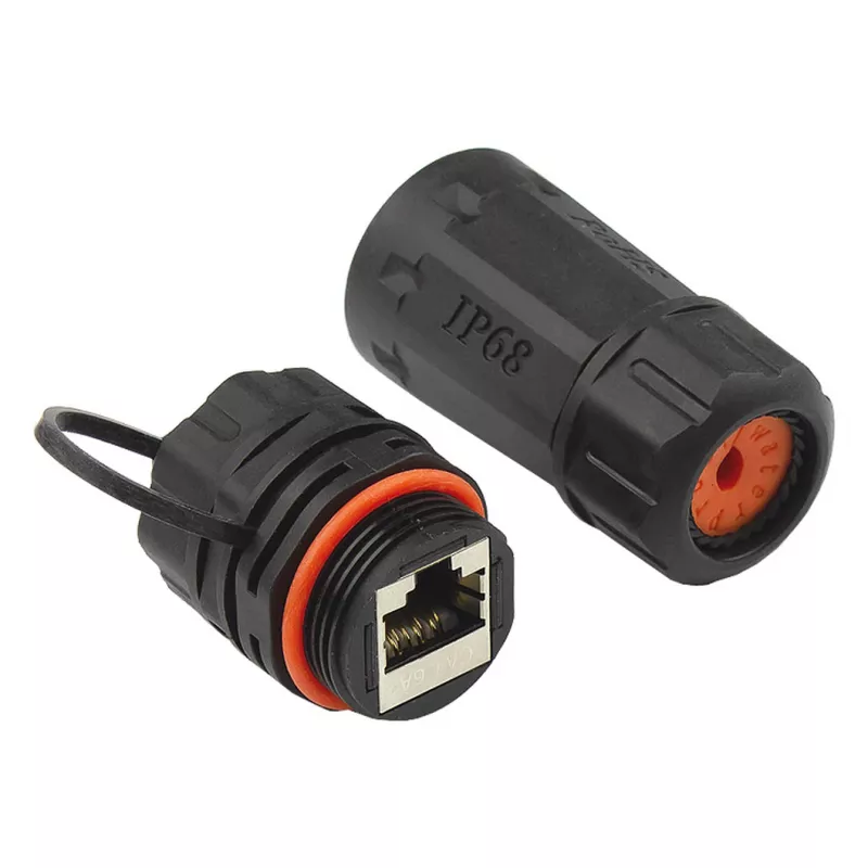 Good Connections jungties kištukas Outdoor IP68 Cat. 6a RJ45 pilnai ekranuotas juodas Good - Tinklas