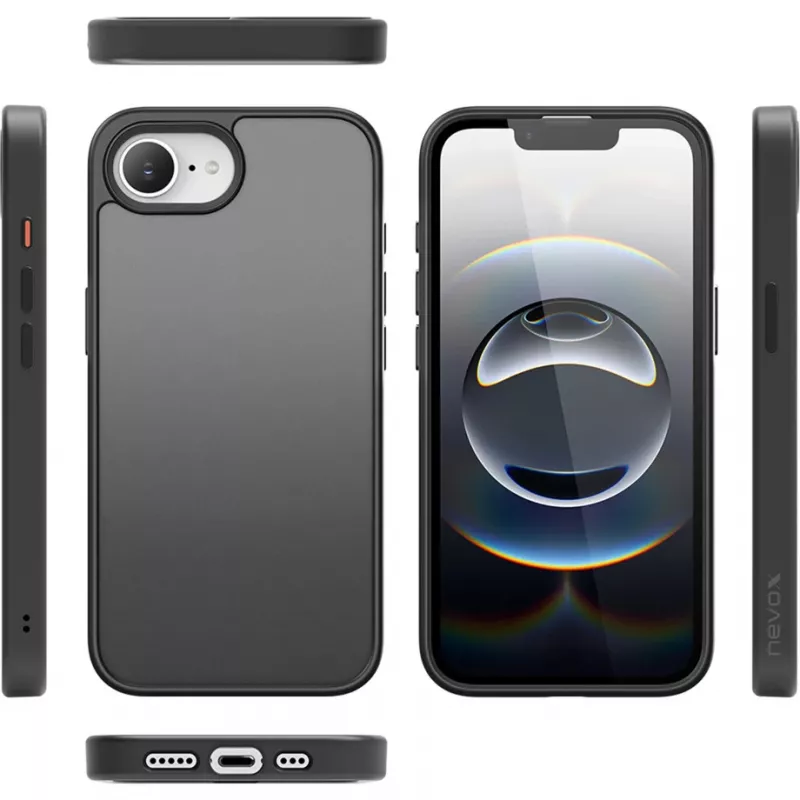 StyleShell Invisio (juoda, iPhone 16e)