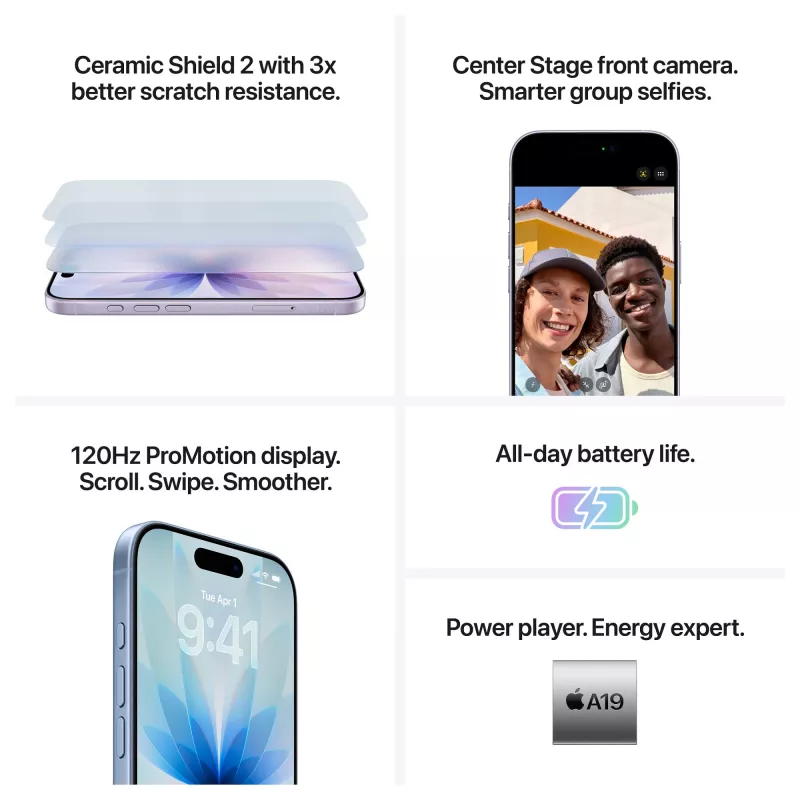 „Apple iPhone 17“ juodos spalvos išmanusis telefonas – 256 GB