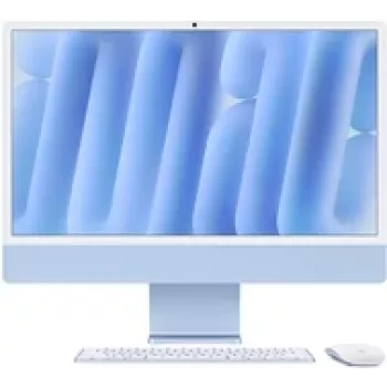 APPLE iMac Z1EP 59,62cm 23,5Zoll standard glass M4 10C CPU/10C GPU/16C N.E. 16GB 256GB SSD Gbit Eth MM NumKey TID DE Blue (Z1EP-MWV13D/A-07CCB3)