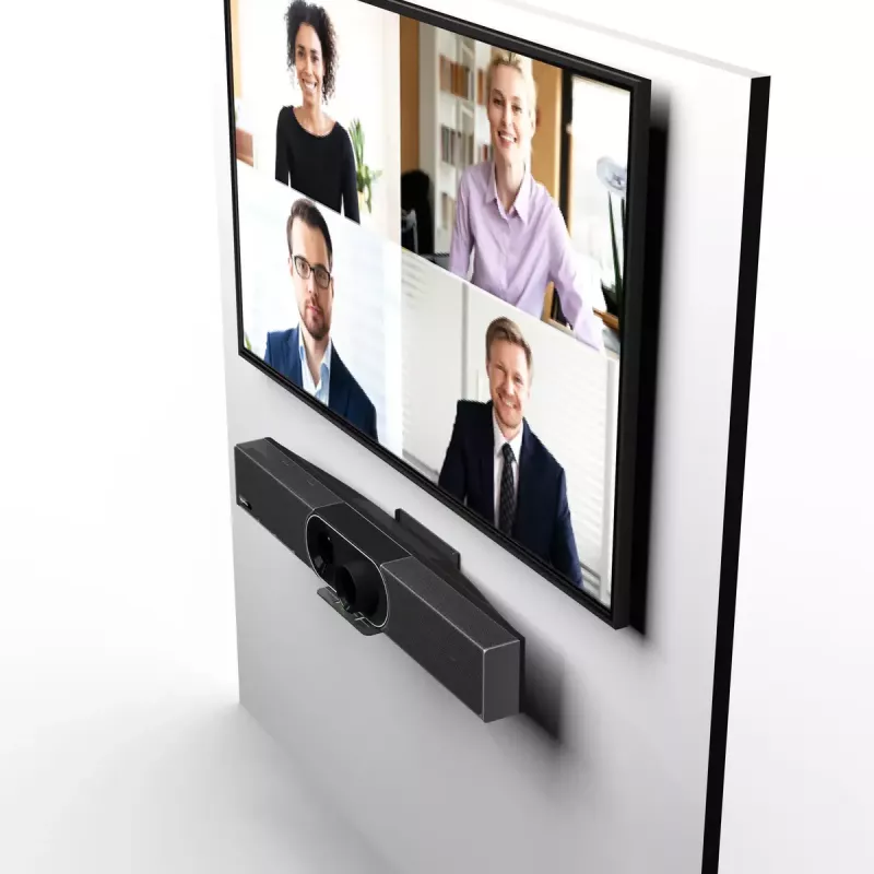 Sieninis laikiklis Yealink VCS-TVMount2 juodas