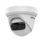 Kupolinė IP apsaugos kamera Hikvision DS-2CD2345G0P-I — vidaus, 4 MP (2688×1520), 1,68 mm fiksuotas objektyvas, 360° pasukimas, lubų/sienos montavimas, laidinė