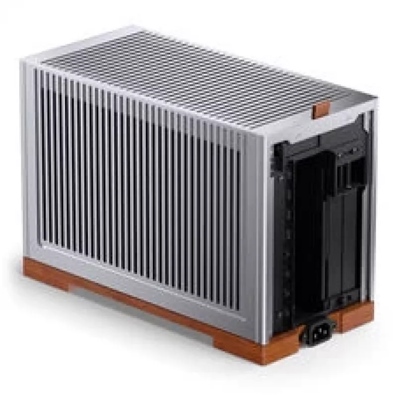 Jonsbo T9 Juoda kompiuterio korpusas Mini korpusas ITX PCIe 5.0 jungiamoji plokštė - juoda (T9 Juoda PCIE 5.0)