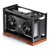 Jonsbo T9 Juoda PC-Enclosure Mini-Enclosure ITX PCIe 5.0 riser kabelis - Sidabrinė (T9 Sidabrinė PCIE 5.0)