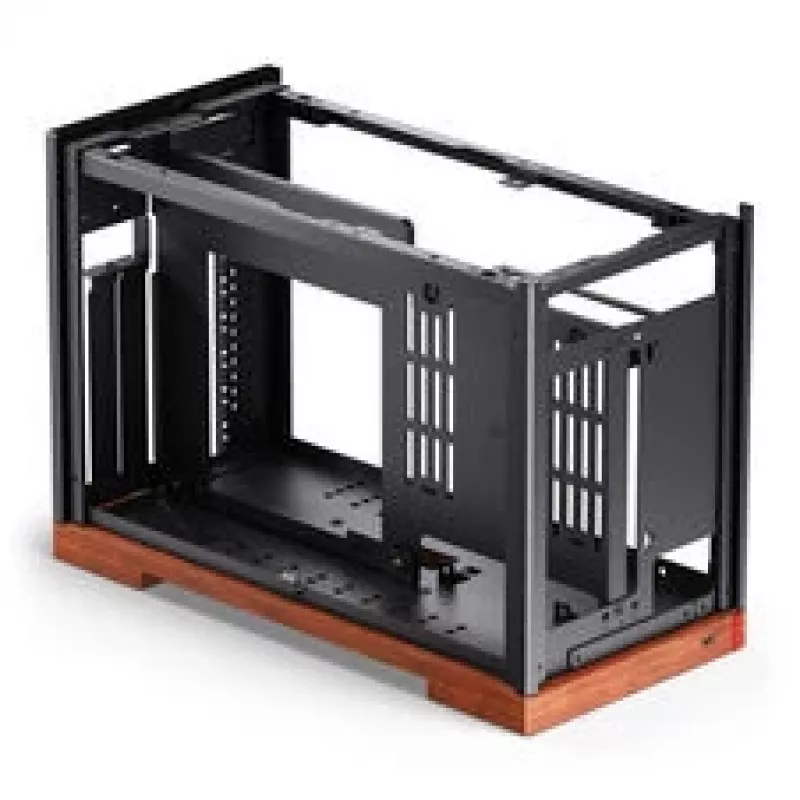 Jonsbo T9 Juoda PC-Enclosure Mini-Enclosure ITX PCIe 5.0 riser kabelis - Sidabrinė (T9 Sidabrinė PCIE 5.0)