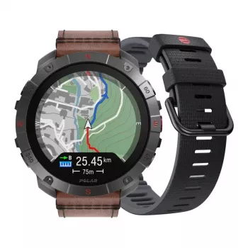 Išmanusis laikrodis Polar Grit X2 Pro Titan Juoda
