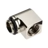 EK Water Blocks EK-Torque Micro Adapter 90 laipsnių G1/4 colio AG į G1/4 colio IG - Sukiojamas, nikelis