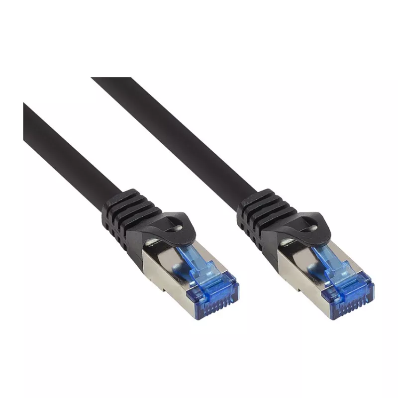 RNS® komutacinis kabelis SmartFLEX, Cat.6A, S/FTP, PiMF, be halogenų, 500 MHz, juodas, 5 m, Good Connections® (8060-SF050S)