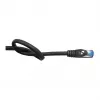 Alcasa 8060-SF100S tinklo kabelis 10 m Cat6a S/FTP (S-STP) juodas (8060-SF100S)