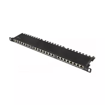 Alcasa GC-N0136 - Gigabit Ethernet - RJ45 - Cat6 - 22/26 - Juoda - Plienas (GC-N0136)