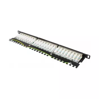 Alcasa GC-N0136 - Gigabit Ethernet - RJ45 - Cat6 - 22/26 - Juoda - Plienas (GC-N0136)