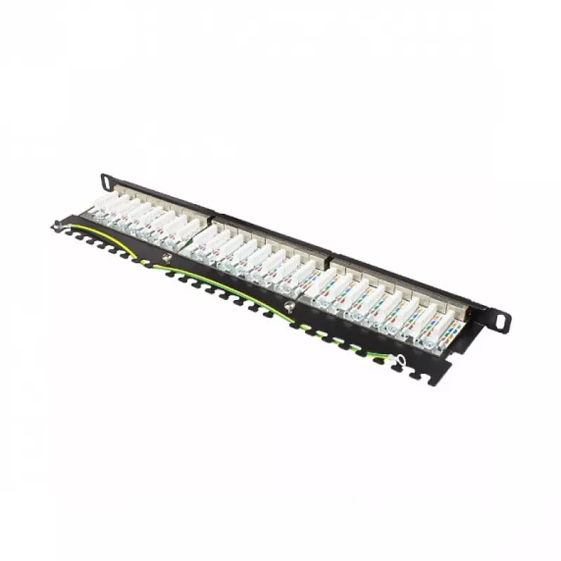 Alcasa GC-N0136 - Gigabit Ethernet - RJ45 - Cat6 - 22/26 - Juoda - Plienas (GC-N0136)