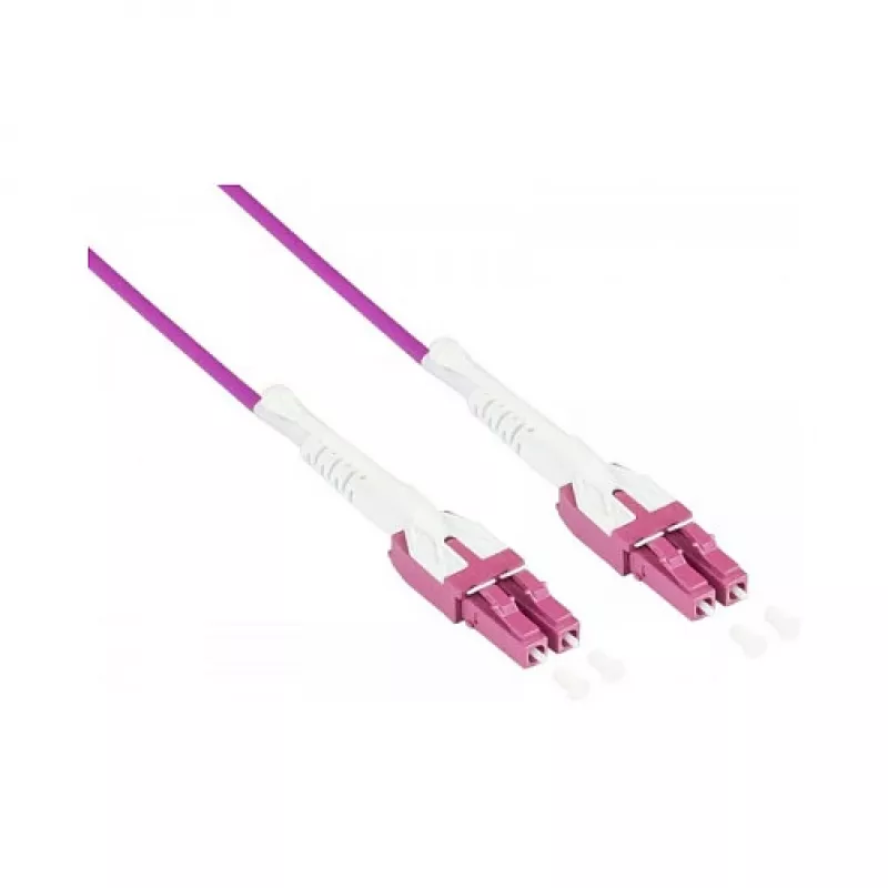 Alcasa LW-U820LC4 Skaidulinis optinis kabelis 20 m 2x LC OM4 Violetinis (LW-U820LC4)