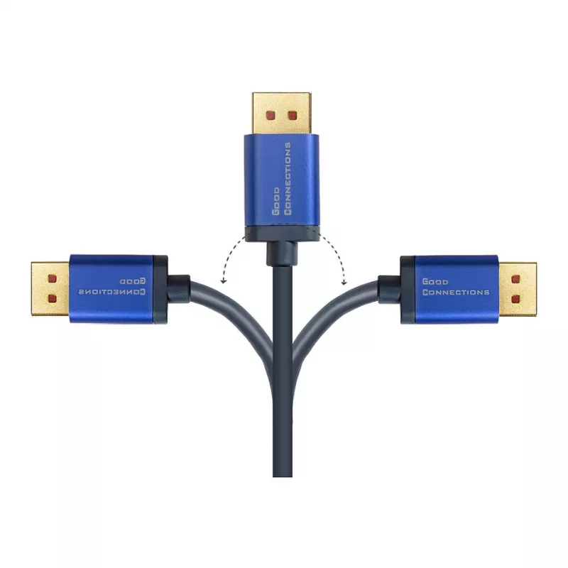 Alcasa 4860-SF010B vaizdo kabelis-adapteris 1 m DisplayPort HDMI mėlynas (4860-SF010B)