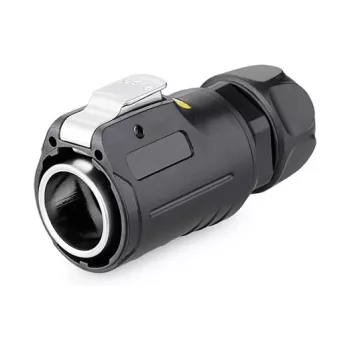 Alcasa S1 IC01-24R01 - RJ45 - juoda - kištukas/lizdas - tiesus - metalas - silikagelis - cinkas - IP65 - IP67 (IC01-24R01)