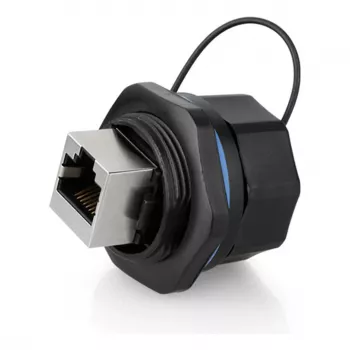 Alcasa IC06-R103 - RJ45 - Juoda - Varis - Plastikas - silikagelis - IP65 - IP67 - -40 - 80 °C (IC06-R103)