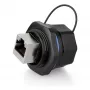 Alcasa IC06-R103 - RJ45 - Juoda - Varis - Plastikas - silikagelis - IP65 - IP67 - -40 - 80 °C (IC06-R103)