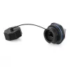 Alcasa IC06-R103 - RJ45 - Juoda - Varis - Plastikas - silikagelis - IP65 - IP67 - -40 - 80 °C (IC06-R103)