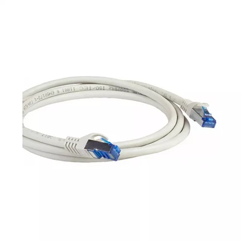 RNS® komutacinis kabelis SmartFLEX, Cat.6A, S/FTP, PiMF, be halogenų (LSZH), 500MHz, CU, pilkas, 10m, Good Connections® (8060-SF100)