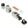 RJ45 kištukas Cat. 6A, be įrankių / montuojamas vietoje, STP ekranuotas, metalinis, 5 kryptys, Good (GC-N0165)