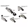 RJ45 kištukas Cat. 6A, be įrankių / montuojamas vietoje, STP ekranuotas, metalinis, 5 kryptys, Good (GC-N0165)