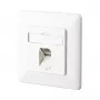 METZ CONNECT BTR E-DAT C6 8(8) UP - jungties lizdas, montuojamas lygiai - RJ-45 - gryna balta, RAL 9010 (1307371002-I)