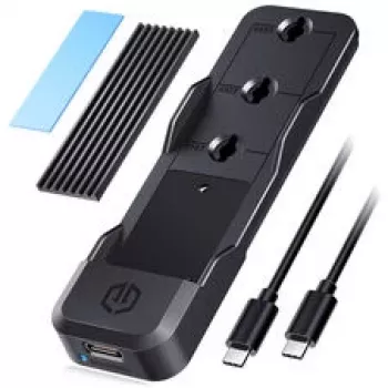 Prišvartavimo stotis GrauGear G-M207-10G, skirta M.2 SSD NVMe/NGFF, montavimas be įrankių, palaiko vieną M.2 modulį