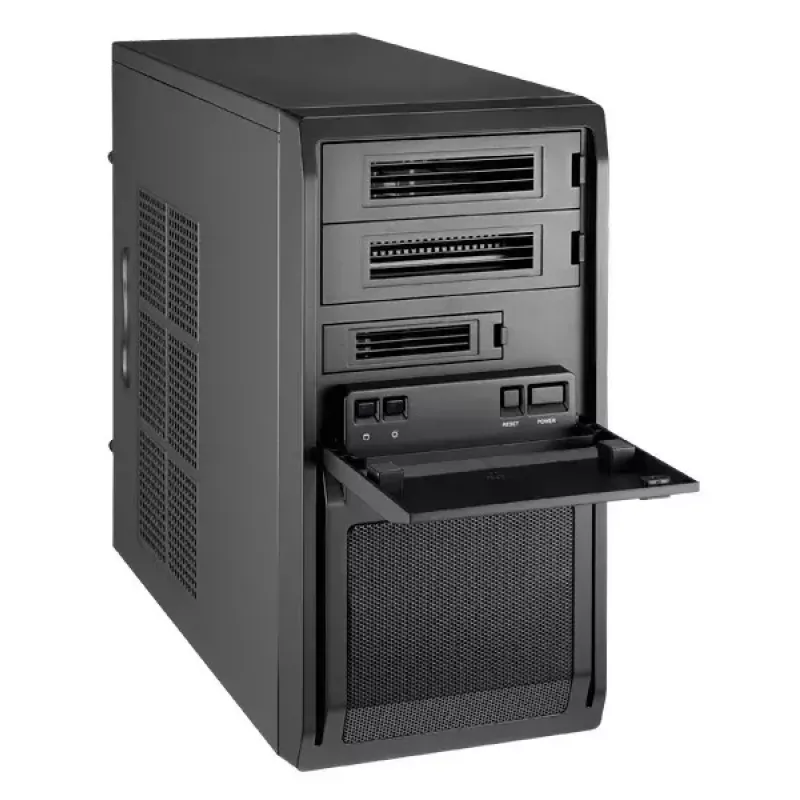 PC korpusas Chieftec Libra LT-01B Mini Tower juodas