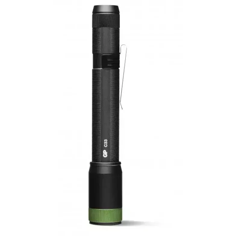 Rankinis žibintuvėlis GP Lighting C33 juoda/žalia