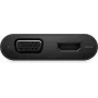 DELL USB-C - HDMI / VGA / Ethernet / USB 3.0 - juoda - laidinis - USB 3.2 Gen 1 (3.1 Gen 1) Type-C - 10,100,1000 Mbit/s - juoda - 1920 x 1080 pikselių - Dell (DA200)