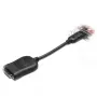 HP - DVI adapteris - DisplayPort (V) į DVI-D (M) - juodas - skirtas Quadro FX 3800 (481409-001,FH973AA)