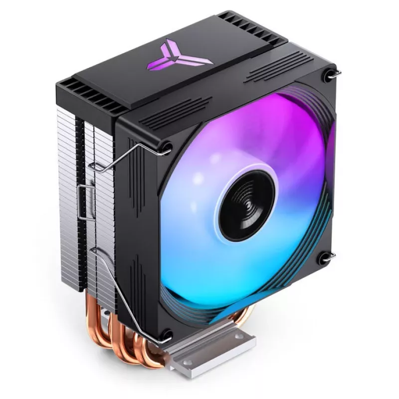 CPU aušintuvas Jonsbo CR-1300 EVO 90mm juodas — oro aušintuvas, 90 mm ventiliatorius
