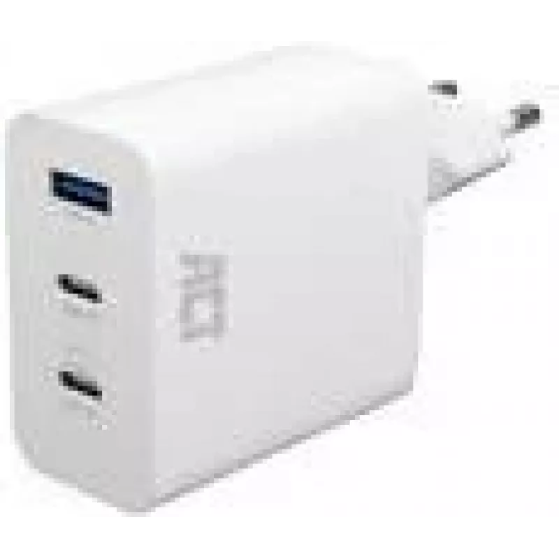 ACT USB-C/USB-A įkroviklis 65W 3 prievadų Power Delivery PPS QuickCharge GaNFast