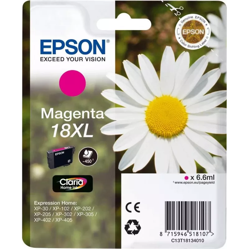 Epson C13T18134010 spausdintuvo eksploatacinė medžiaga purpurinė