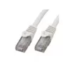 Tinklo kabelis M-Cab 3928 0,5m Cat6 U/UTP RJ-45 Baltas