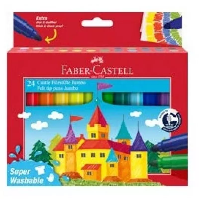 Flomasterių rinkinys Faber-Castell 154324 Įvairių spalvų 24 vnt.
