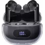 Intenso Buds Earphone Plus T310AE juodos ausinės, belaidės, tikrosios stereo (TWS), į ausis įdedamos, pokalbiams / muzikai / sportui / kasdieniam naudojimui, USB Type-C, Bluetooth, juodos (3720310)