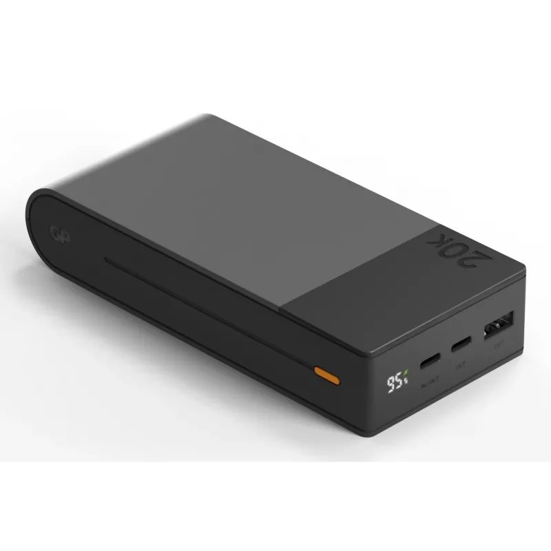 GP Battery GP PowerBank M2+ 20C 20000mAh 2xUSB-C/1xUSB-A juoda LED indikacija (GPPBM20CGYMSR287)