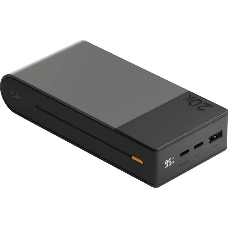 GP Battery GP PowerBank M2+ 20C 20000mAh 2xUSB-C/1xUSB-A juoda LED indikacija (GPPBM20CGYMSR287)