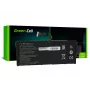 Nešiojamojo kompiuterio baterija Green Cell ASUS A555 F555 K555 R556 X555, LiPo 4000 mAh, 7.6 V, 4 celės, juoda