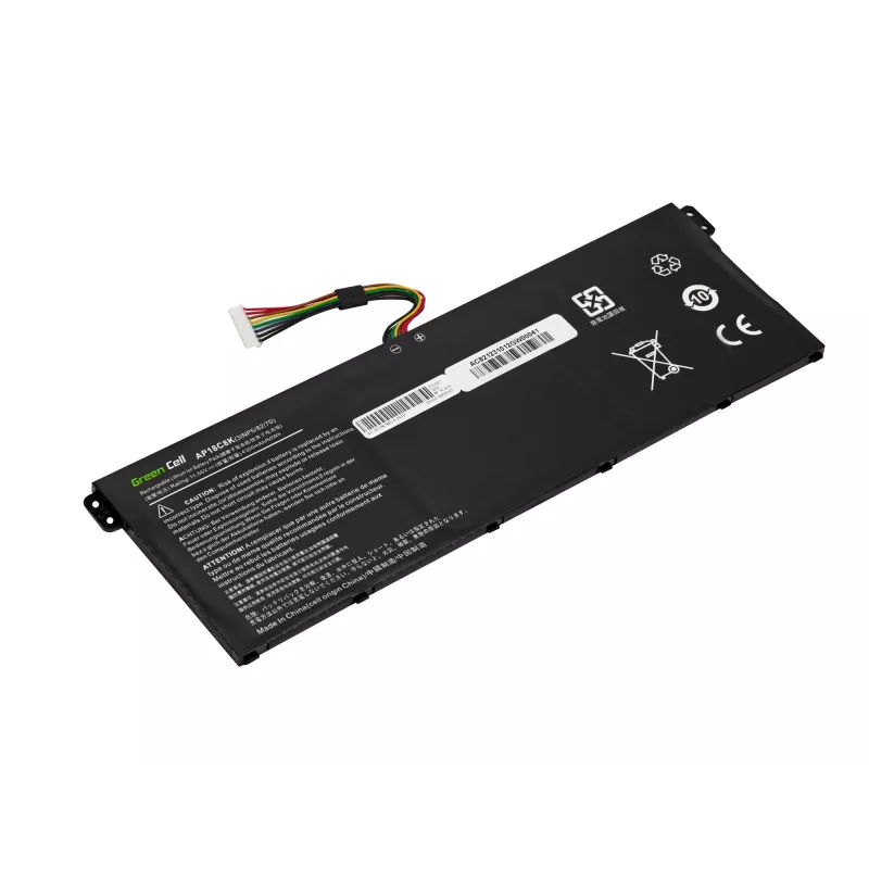 Nešiojamojo kompiuterio baterija Green Cell ASUS A555 F555 K555 R556 X555, LiPo 4000 mAh, 7.6 V, 4 celės, juoda