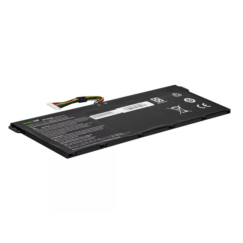 Nešiojamojo kompiuterio baterija Green Cell ASUS A555 F555 K555 R556 X555, LiPo 4000 mAh, 7.6 V, 4 celės, juoda